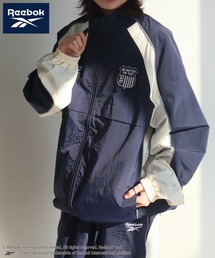 Reebok（リーボック）の「【Reebok/リーボック】バイカラー デザイン エンブレム ロゴ ナイロン ジャケット（ブルゾン）」