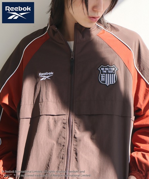 Reebok（リーボック）の「【Reebok/リーボック】バイカラー デザイン エンブレム ロゴ ナイロン ジャケット（ブルゾン・メンズ・ブラック/ネイビー/グリーン/ダークブラウン・M/L/LL）」の15枚目の写真