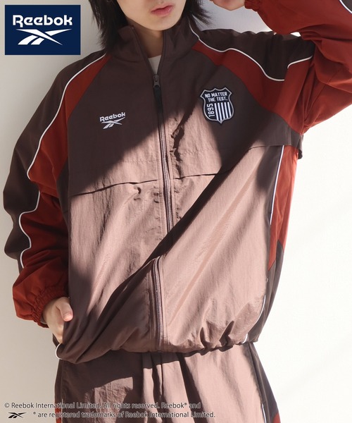 Reebok（リーボック）の「【Reebok/リーボック】バイカラー デザイン エンブレム ロゴ ナイロン ジャケット（ブルゾン・メンズ・ブラック/ネイビー/グリーン/ダークブラウン・M/L/LL）」の16枚目の写真