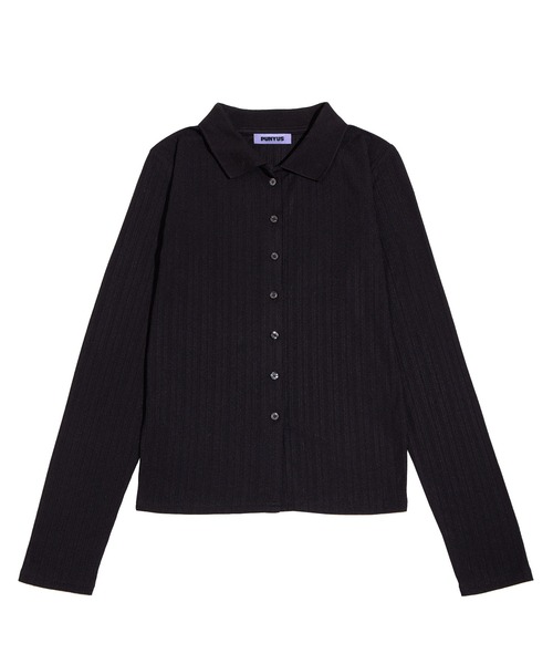 PUNYUS（プニュズ）の「襟付きカーディガン（カーディガン/ボレロ・レディース・ホワイト/ブラック/サックスブルー・1/2/3/4/5）」の15枚目の写真