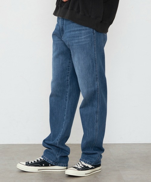 Lee（リー）の「Wrangler/ラングラー 13MWZ　ストレートデニムパンツ加工【US ORIGINAL 4 ICONS】（デニムパンツ・メンズ・ブルー・28/29/32/33/34/30/31）」の5枚目の写真