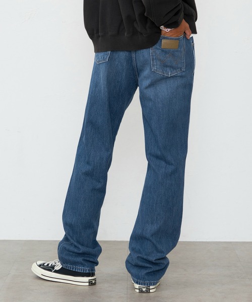 Lee（リー）の「Wrangler/ラングラー 13MWZ　ストレートデニムパンツ加工【US ORIGINAL 4 ICONS】（デニムパンツ・メンズ・ブルー・28/29/32/33/34/30/31）」の7枚目の写真
