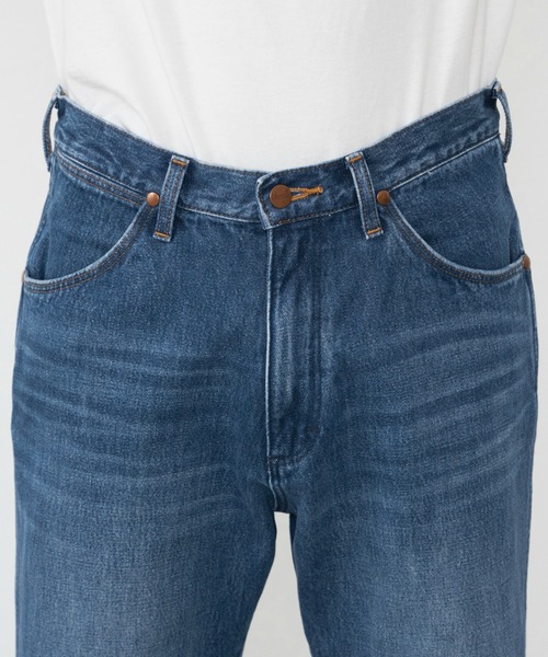 Lee（リー）の「Wrangler/ラングラー 13MWZ　ストレートデニムパンツ加工【US ORIGINAL 4 ICONS】（デニムパンツ・メンズ・ブルー・28/29/32/33/34/30/31）」の8枚目の写真