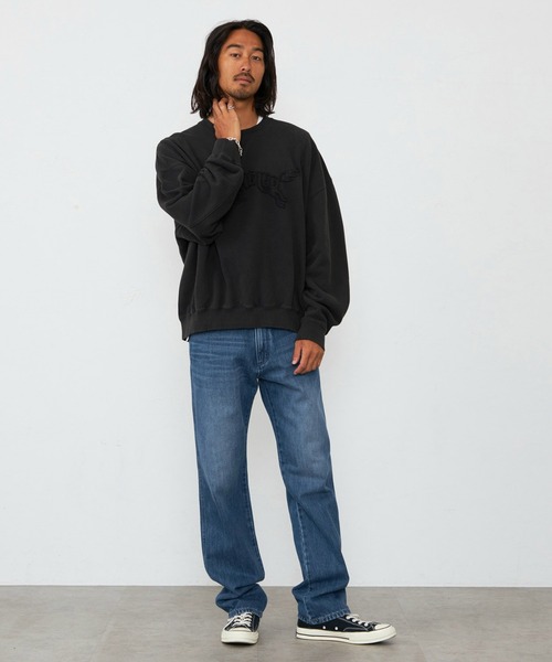 Lee（リー）の「Wrangler/ラングラー 13MWZ　ストレートデニムパンツ加工【US ORIGINAL 4 ICONS】（デニムパンツ・メンズ・ブルー・28/29/32/33/34/30/31）」の11枚目の写真