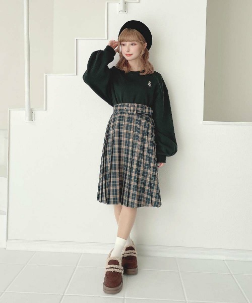 F i.n.t（フィント）の「シュナウザー刺繍スウェット/fint フィント（スウェット・レディース・ライトグレー/アイボリー/グリーン・FREE）」の11枚目の写真