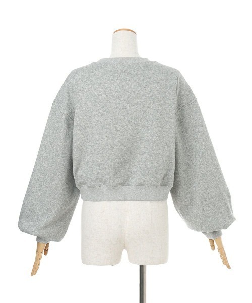 F i.n.t（フィント）の「シュナウザー刺繍スウェット/fint フィント（スウェット・レディース・ライトグレー/アイボリー/グリーン・FREE）」の17枚目の写真