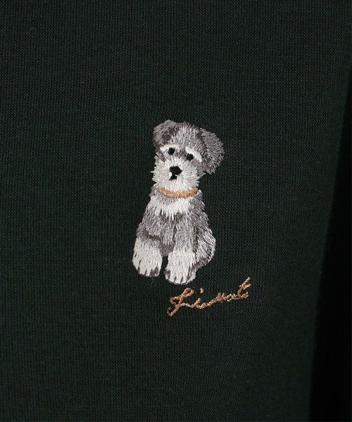 F i.n.t（フィント）の「シュナウザー刺繍スウェット/fint フィント（スウェット・レディース・ライトグレー/アイボリー/グリーン・FREE）」の19枚目の写真