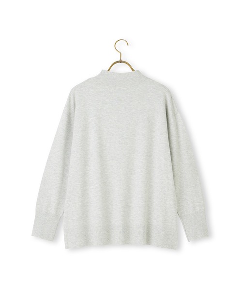AOYAMA(アオヤマ)の「体のラインを拾わない優秀ニット!ハイネック天竺ニットプルオーバー(ニット/セーター・レディース・ピンク/グレー・S/M/L)」の10枚目の写真