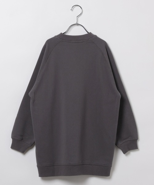 BAYFLOW（ベイフロー）の「[選べるデザイン♪]アソートスウェットワンピース(KIDS)（ワンピース・キッズ・ブルー/ナチュラル/チャコール・110cm/120cm/130cm/140cm/150cm）」の4枚目の写真