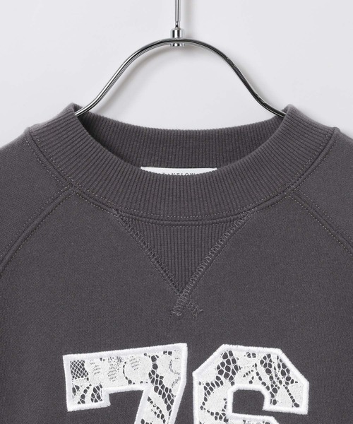 BAYFLOW（ベイフロー）の「[選べるデザイン♪]アソートスウェットワンピース(KIDS)（ワンピース・キッズ・ブルー/ナチュラル/チャコール・110cm/120cm/130cm/140cm/150cm）」の5枚目の写真