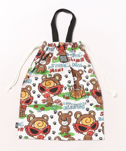 あ*ん様 ヒスミニ　SEEK A BABY BEAR総柄 10分丈 レギンス　新 HYSTERIC MINI（ヒステリックミニ）の「SEEK A BABY BEAR総柄 体操着