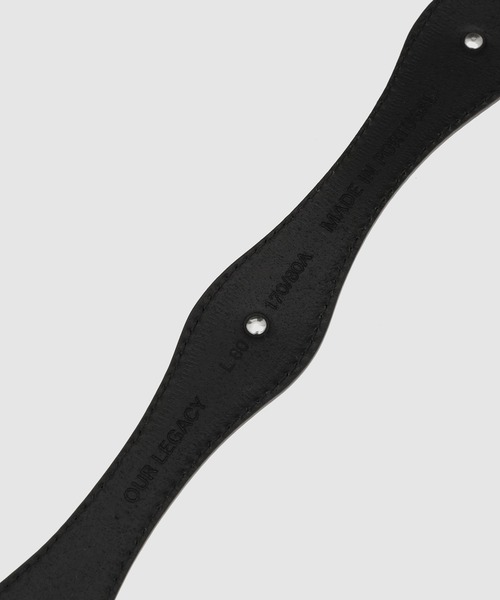 Our Legacy（アワーレガシー）の「Slow Black Arid Bull Hide（ベルト・メンズ・ブラック系その他・80/90/70）」の7枚目の写真