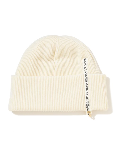MARK & LONA（マークアンドロナ）の「Ever Whole Garment Merino Beanie | MEN and WOMEN（ニットキャップ/ビーニー・メンズ・アイボリー/ブラック/ピンク/ブルー・FREE）」の6枚目の写真