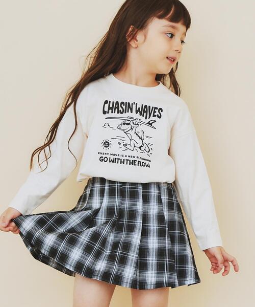 THE SHOP TK (ザ ショップ ティーケー )の「【110-160】チェックスカートパンツ(スカート・キッズ・ダークブラウン系1/ブラック系1・16/15 /14/13/12/11)」の7枚目の写真