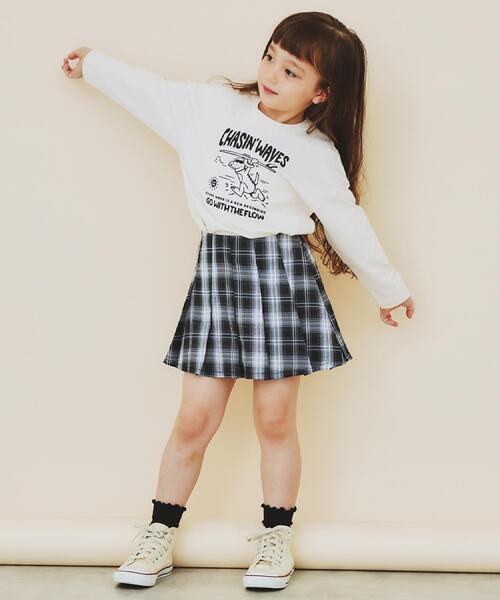 THE SHOP TK (ザ ショップ ティーケー )の「【110-160】チェックスカートパンツ(スカート・キッズ・ダークブラウン系1/ブラック系1・16/15 /14/13/12/11)」の8枚目の写真