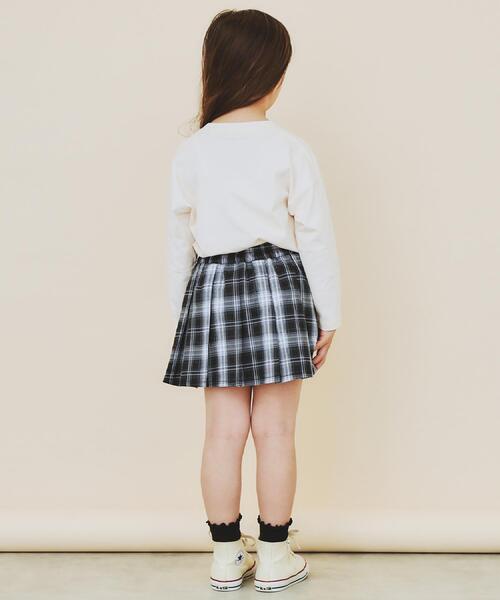 THE SHOP TK (ザ ショップ ティーケー )の「【110-160】チェックスカートパンツ(スカート・キッズ・ダークブラウン系1/ブラック系1・16/15 /14/13/12/11)」の10枚目の写真