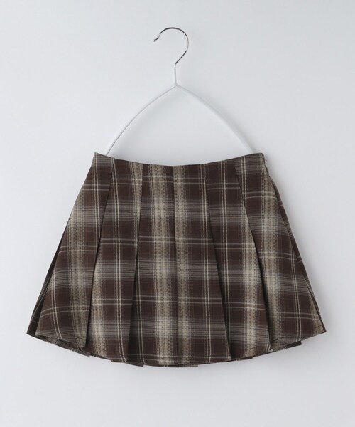 THE SHOP TK (ザ ショップ ティーケー )の「【110-160】チェックスカートパンツ(スカート・キッズ・ダークブラウン系1/ブラック系1・16/15 /14/13/12/11)」の11枚目の写真
