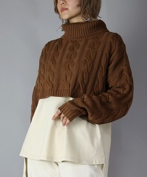 and it_ | ショートタートルニット(ニット/セーター)