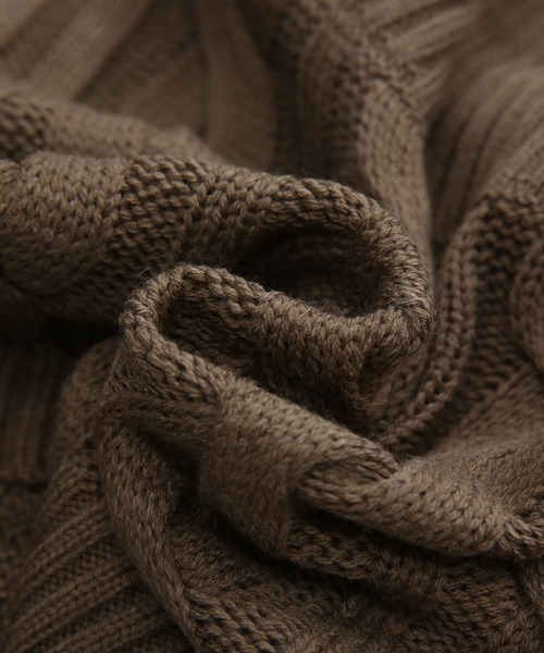 and it_（アンドイット）の「ショートタートルニット（ニット/セーター・レディース・アイボリー/キャメル・M～Ｌ/L～LL）」の14枚目の写真