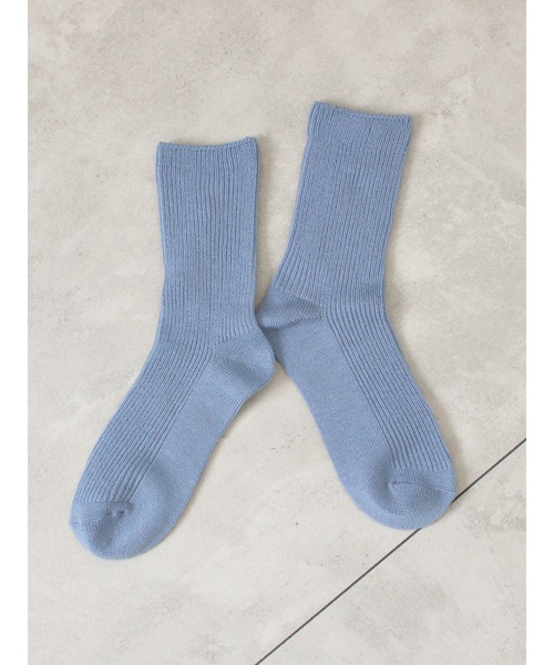 Samansa Mos2(サマンサ モスモス)の「雪柄刺繍ソックス(ソックス/靴下・レディース・ブルー/ブラウン/ベージュ・F)」の14枚目の写真