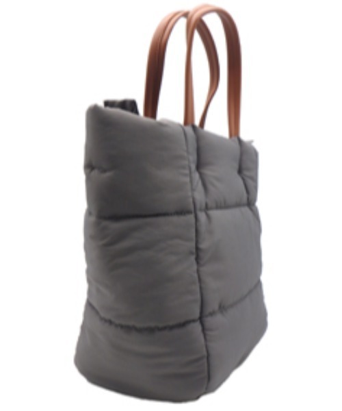 mimis（ミイーミイーズ）の「もこもこキルティングトート（トートバッグ・レディース・ベージュ/ブラック・FREE）」の10枚目の写真