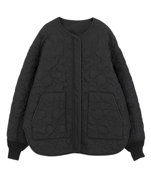 セール】ニュアンス柄キルティングブルゾン（ブルゾン）｜YECCA VECCA