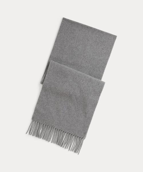 フリンジ カシミヤウール スカーフ（マフラー）｜POLO RALPH LAUREN