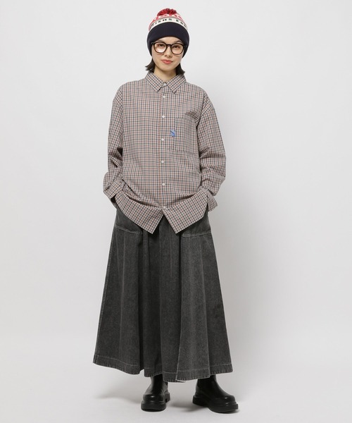 niko and...(ニコアンド)の「【Fishs Eddy(フィッシュエディ)】ニット帽【UNISEX】(ニットキャップ/ビーニー・レディース・アイボリー/ブラウン・FREE)」の6枚目の写真