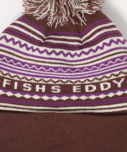 niko and...(ニコアンド)の「【Fishs Eddy(フィッシュエディ)】ニット帽【UNISEX】(ニットキャップ/ビーニー・レディース・アイボリー/ブラウン・FREE)」の18枚目の写真