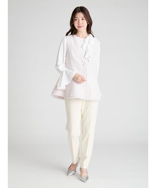 CELFORD（セルフォード）の「ストレッチスキニーテーパードパンツ（その他パンツ・レディース・ピンク/アイボリー/ブラック・38/36）」の18枚目の写真