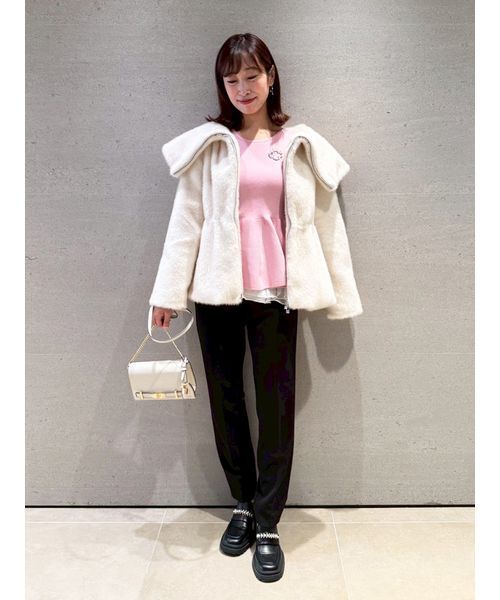 CELFORD（セルフォード）の「ストレッチスキニーテーパードパンツ（その他パンツ・レディース・ピンク/アイボリー/ブラック・38/36）」の19枚目の写真