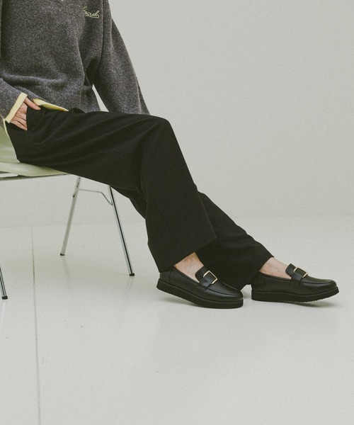 GLOBAL WORK（グローバルワーク）の「多機能あったかストレートパンツ/591300（その他パンツ・レディース・ネイビー/フューシャピンク/サックスブルー/ブラック/グレー系その他・SMALL/MEDIUM/LARGE）」の10枚目の写真