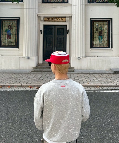 UNDERSTATEMENTs（アンダーステイトメント）の「【ユニセックス】バックロゴヴィンテージペイントスウェット（スウェット・メンズ・グレー/ライトブルー/レッド・LARGE/MEDIUM）」の8枚目の写真