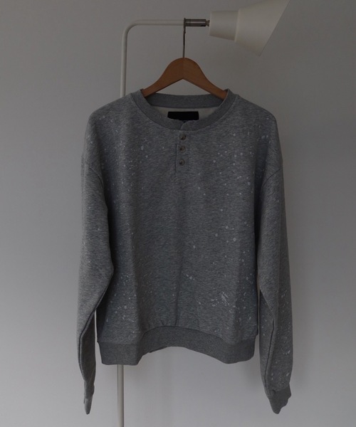 UNDERSTATEMENTs（アンダーステイトメント）の「【ユニセックス】バックロゴヴィンテージペイントスウェット（スウェット・メンズ・グレー/ライトブルー/レッド・LARGE/MEDIUM）」の18枚目の写真