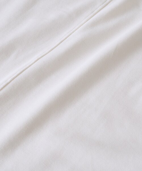 RIVE DROITE（リヴドロワ）の「MYSELFbyRD/PATCHING LONG TEE（Tシャツ/カットソー・レディース・オフホワイト/チャコールグレー・FREE）」の10枚目の写真