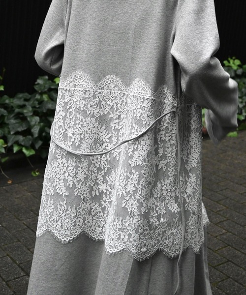 セール】cachecoeur multi lace sweat OP（ワンピース）｜WILLFULLY