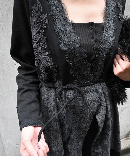 セール】cachecoeur multi lace sweat OP（ワンピース）｜WILLFULLY