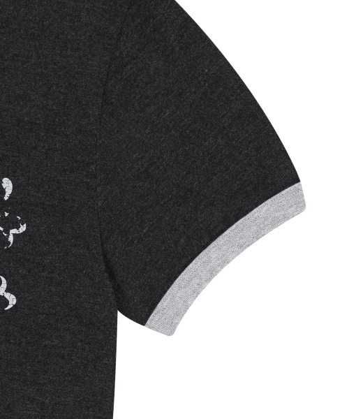 AAKAM(アーカム)の「Stamp Printed Ringer Top (Dark Gray)(Tシャツ/カットソー・レディース・その他・1/2)」の12枚目の写真