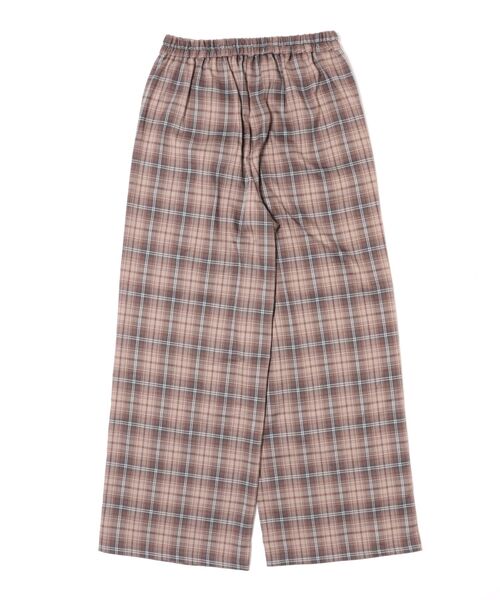 STYLEBLOCK（スタイルブロック）の「先染めオーバーチェックストレートパンツ（その他パンツ・レディース・グレー/ブラウン・M）」の7枚目の写真
