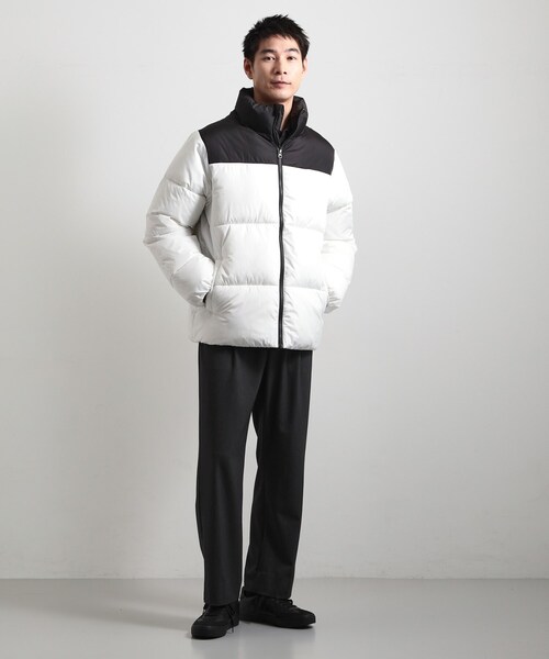 THE SHOP TK （ザ ショップ ティーケー ）の「【撥水/洗濯機可】寒い季節でも快適 中綿スタンドブルゾン（ブルゾン・メンズ・ブラック系4/ホワイト系7・04/03/02）」の5枚目の写真