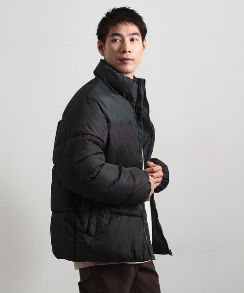 THE SHOP TK （ザ ショップ ティーケー ）の「【撥水/洗濯機可】寒い季節でも快適 中綿スタンドブルゾン（ブルゾン・メンズ・ブラック系4/ホワイト系7・04/03/02）」の7枚目の写真