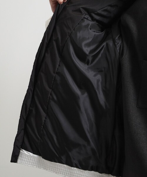 THE SHOP TK （ザ ショップ ティーケー ）の「【撥水/洗濯機可】寒い季節でも快適 中綿スタンドブルゾン（ブルゾン・メンズ・ブラック系4/ホワイト系7・04/03/02）」の18枚目の写真