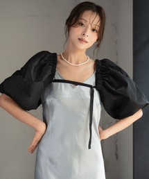 girl | ボリュームパフオーバースリーブ ジャケット ボレロ 結婚式 お呼ばれ オケージョン パーティードレス 二次会 成人式 同窓会(シャツ/ブラウス)