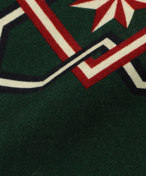 EDIFICE（エディフィス）の「fursac (フルサック) Scarf with tile print（バンダナ/スカーフ・メンズ・ネイビー/グリーン・FREE）」の3枚目の写真