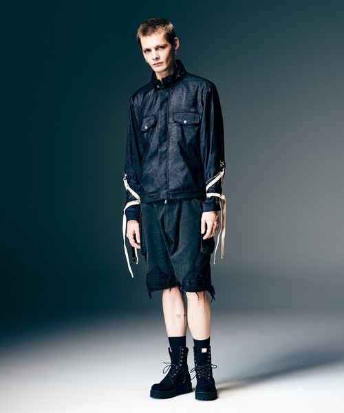 glamb(グラム)の「Blow Bondage Jacket / ブロウボンデージジャケット(その他アウター・メンズ・ブラック/グレー・S/M/L)」の10枚目の写真