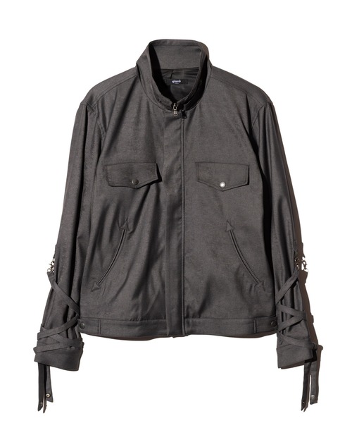 glamb(グラム)の「Blow Bondage Jacket / ブロウボンデージジャケット(その他アウター・メンズ・ブラック/グレー・S/M/L)」の4枚目の写真