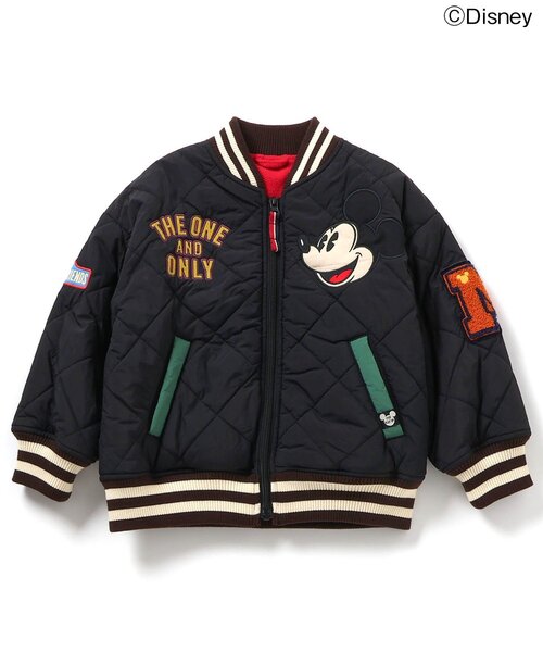 セール】ディズニーキャラクター/ワッペンキルティングジャケット