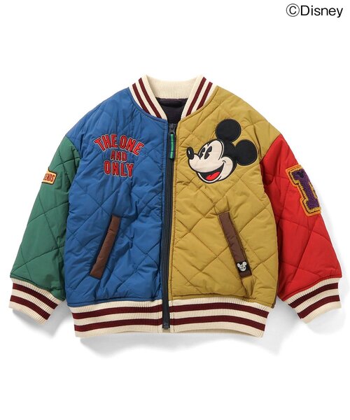 セール】ディズニーキャラクター/ワッペンキルティングジャケット
