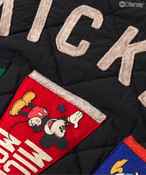 セール】ディズニーキャラクター/ワッペンキルティングジャケット