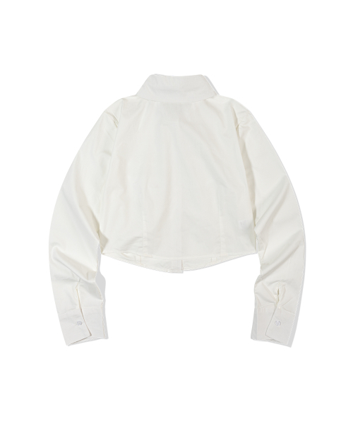 MOAA(モア)の「ルチッドウェーブクロップシャツ(WHITE)(シャツ/ブラウス・レディース・その他・MEDIUM/SMALL)」の3枚目の写真